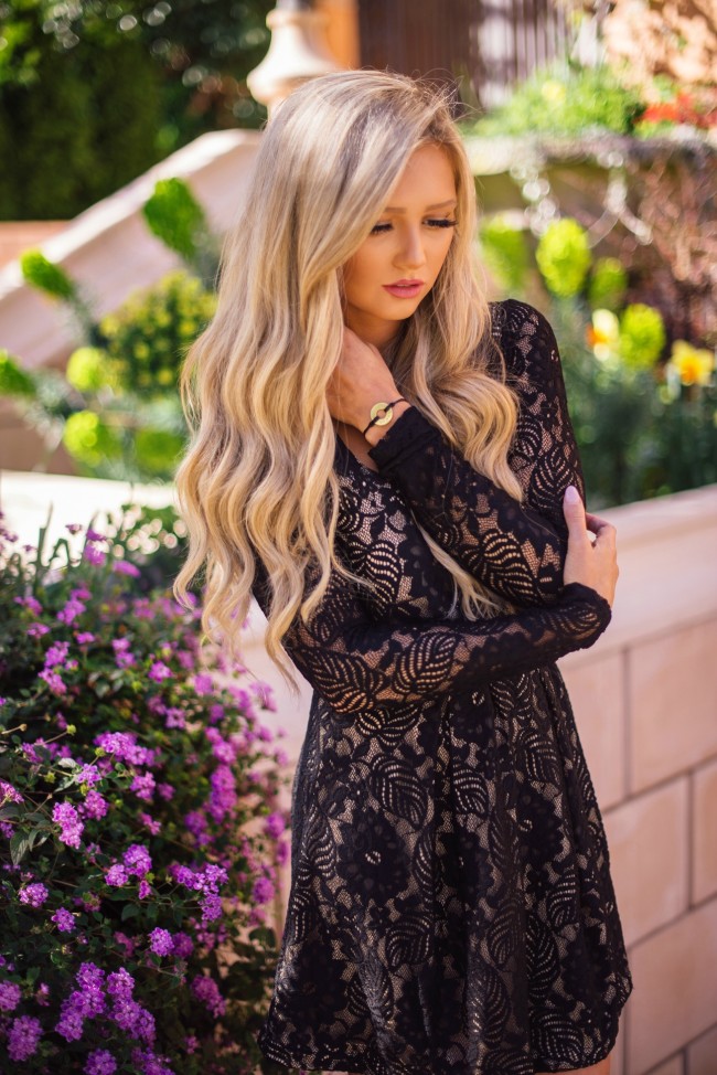 Sultry Black Lace - The City Blonde